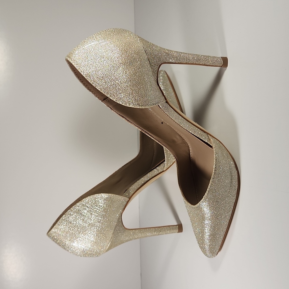 Carvela kurt geiger d'orsey champagne pumps 38 nwt